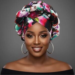 Vibrant Floral Headwrap